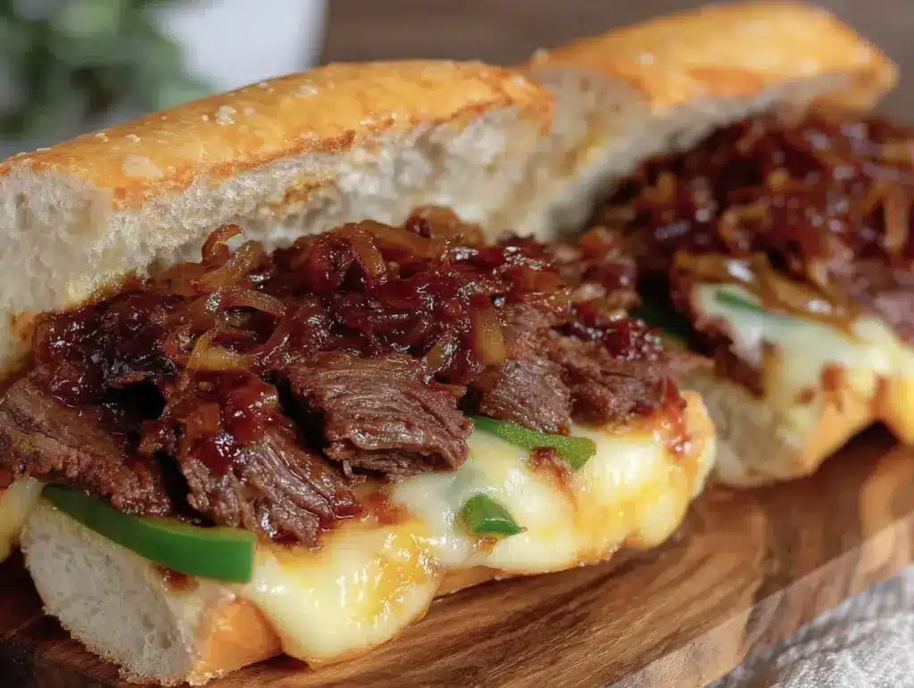 Blackstone Philly Cheesesteak Sandwiches - featured image