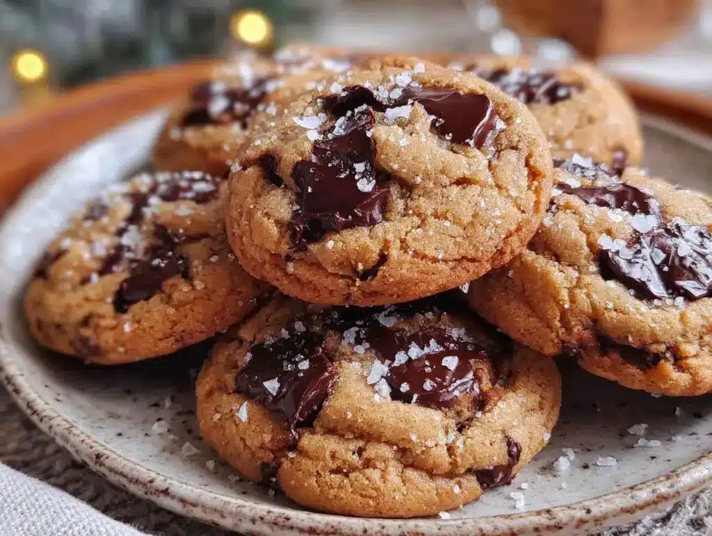 brown butter chocolate chip cookies - featured image
