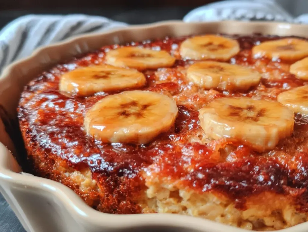 brown sugar oatmeal bake - featured image