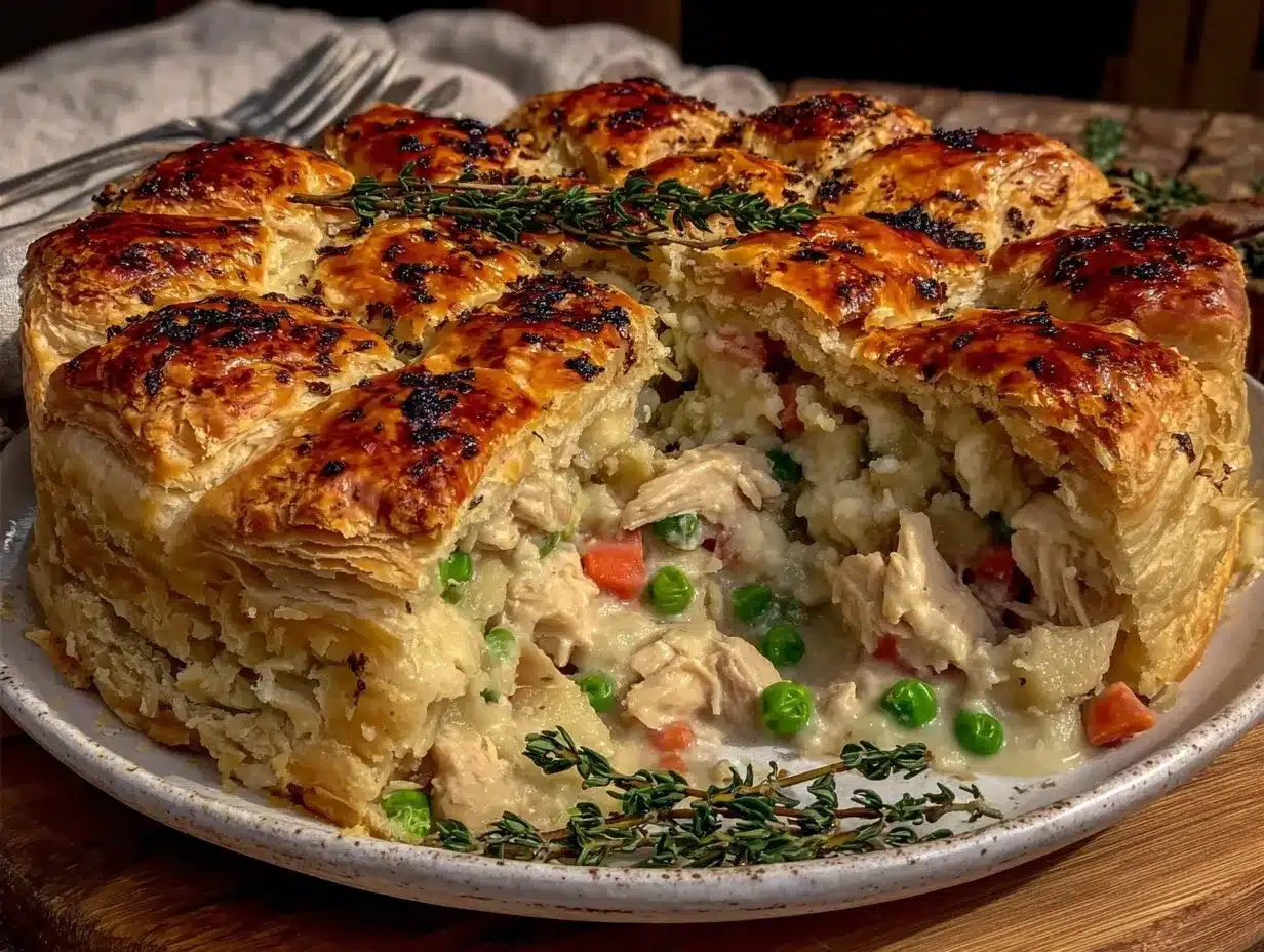 chicken pot pie preparation steps
