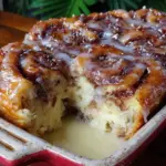 cinnamon roll french toast casserole - featured image