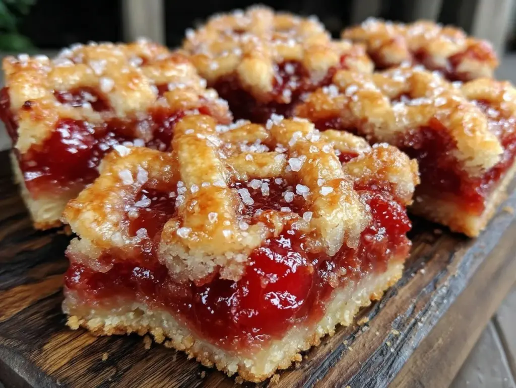 classic cherry pie bars - featured image