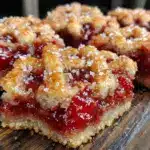 classic cherry pie bars - featured image