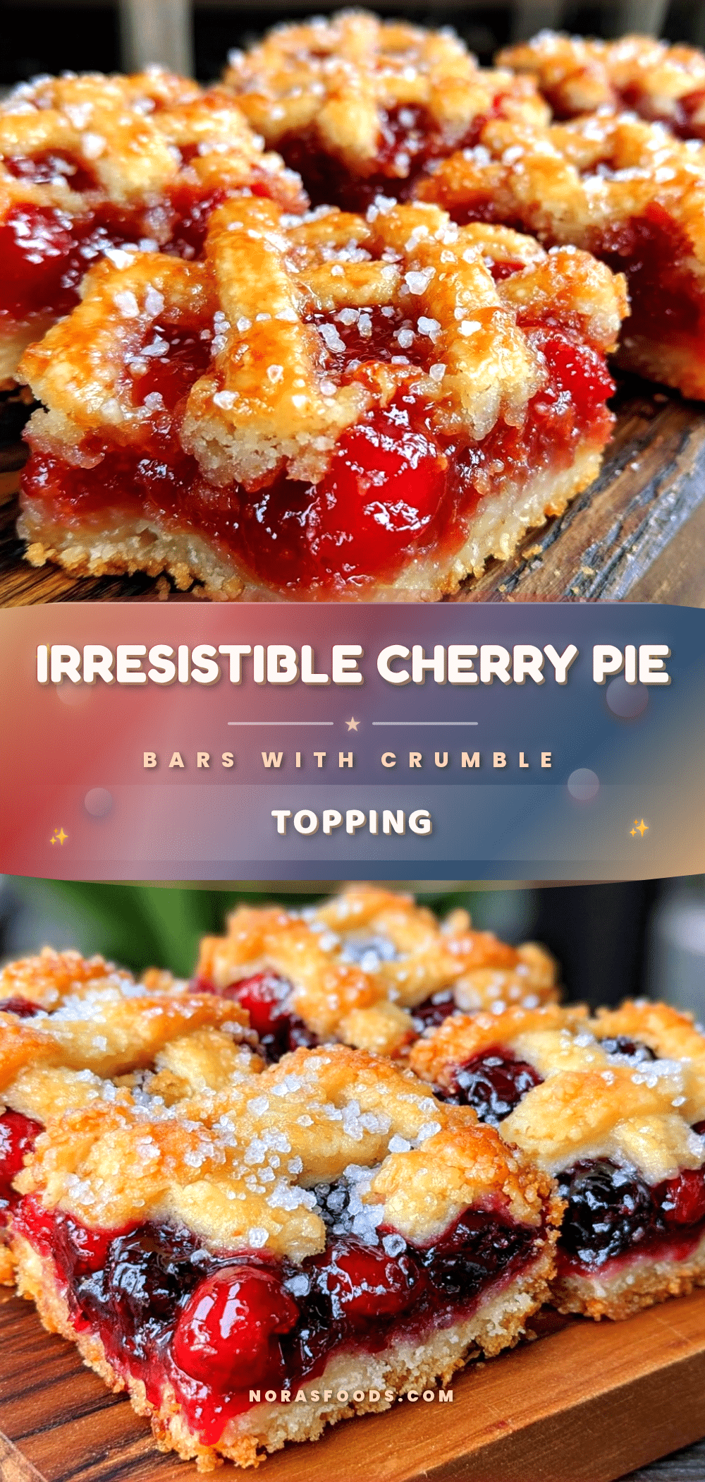 classic cherry pie bars recipe