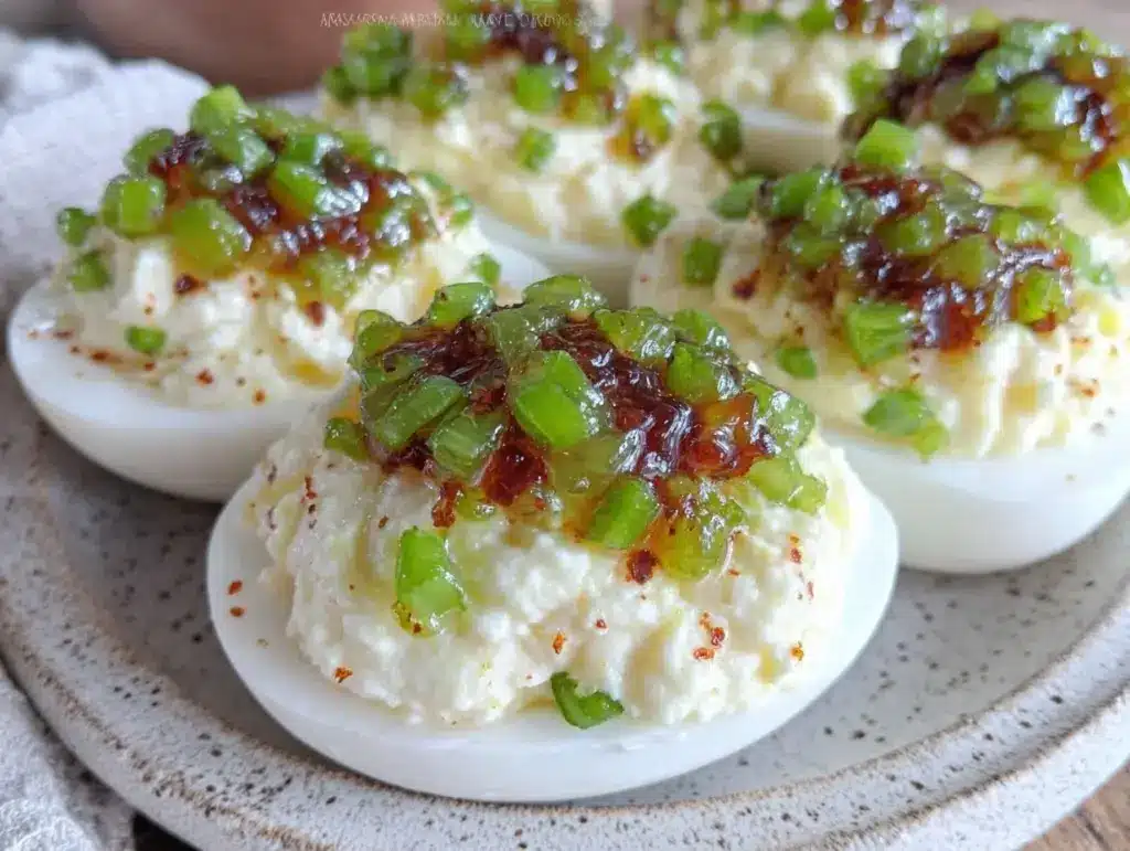 classic creamy deviled eggs - featured image