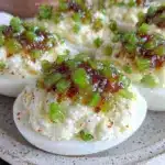 classic creamy deviled eggs - featured image