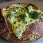 creamy broccoli cheddar soup - featured image