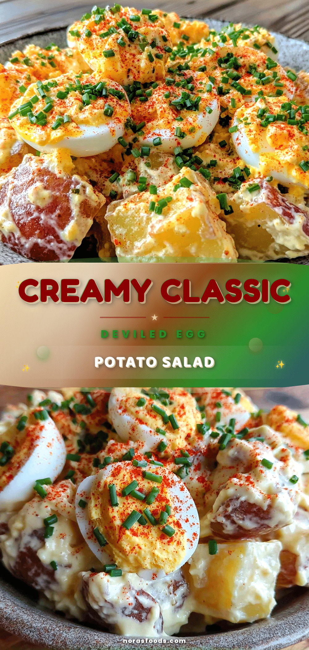 creamy classic deviled egg potato salad recipe