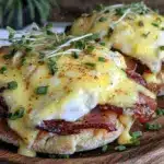creamy eggs benedict recipe - featured image
