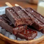 creamy freezer-door fudge pops - featured image