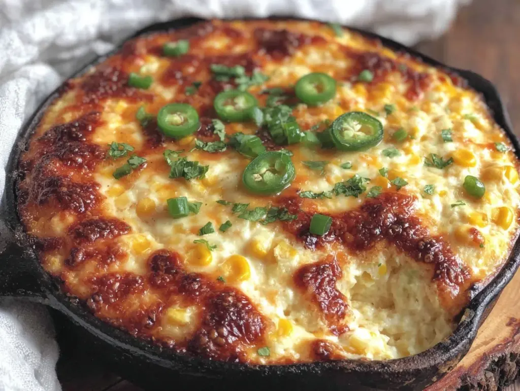 creamy jalapeño corn dip - featured image