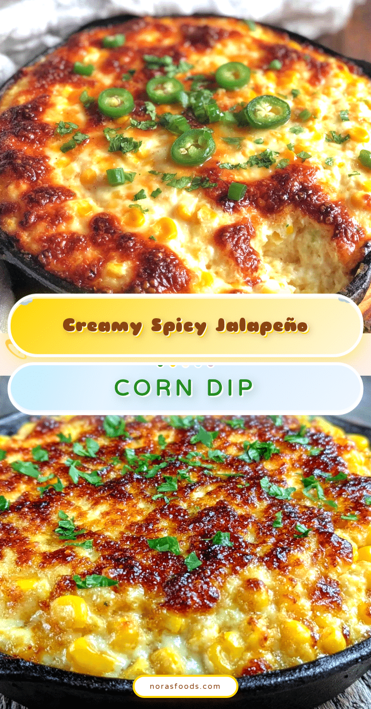 creamy jalapeño corn dip recipe