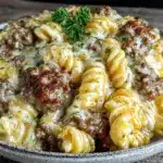 creamy one-pot hamburger helper - featured image