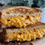creamy pimento cheese grilled cheese - featured image