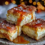 creamy sopapilla cheesecake bars - featured image