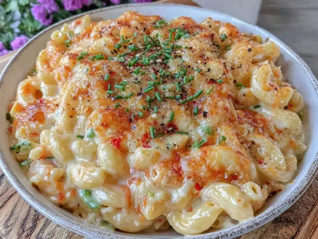 creamy stovetop mac and cheese - featured image