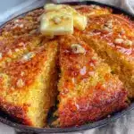 crispy cast-iron cornbread - featured image