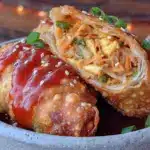 crispy-edge egg roll in a bowl - featured image