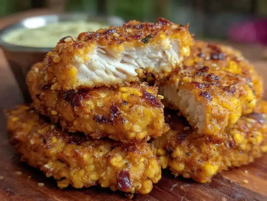 crispy southern fried chicken tenders - featured image