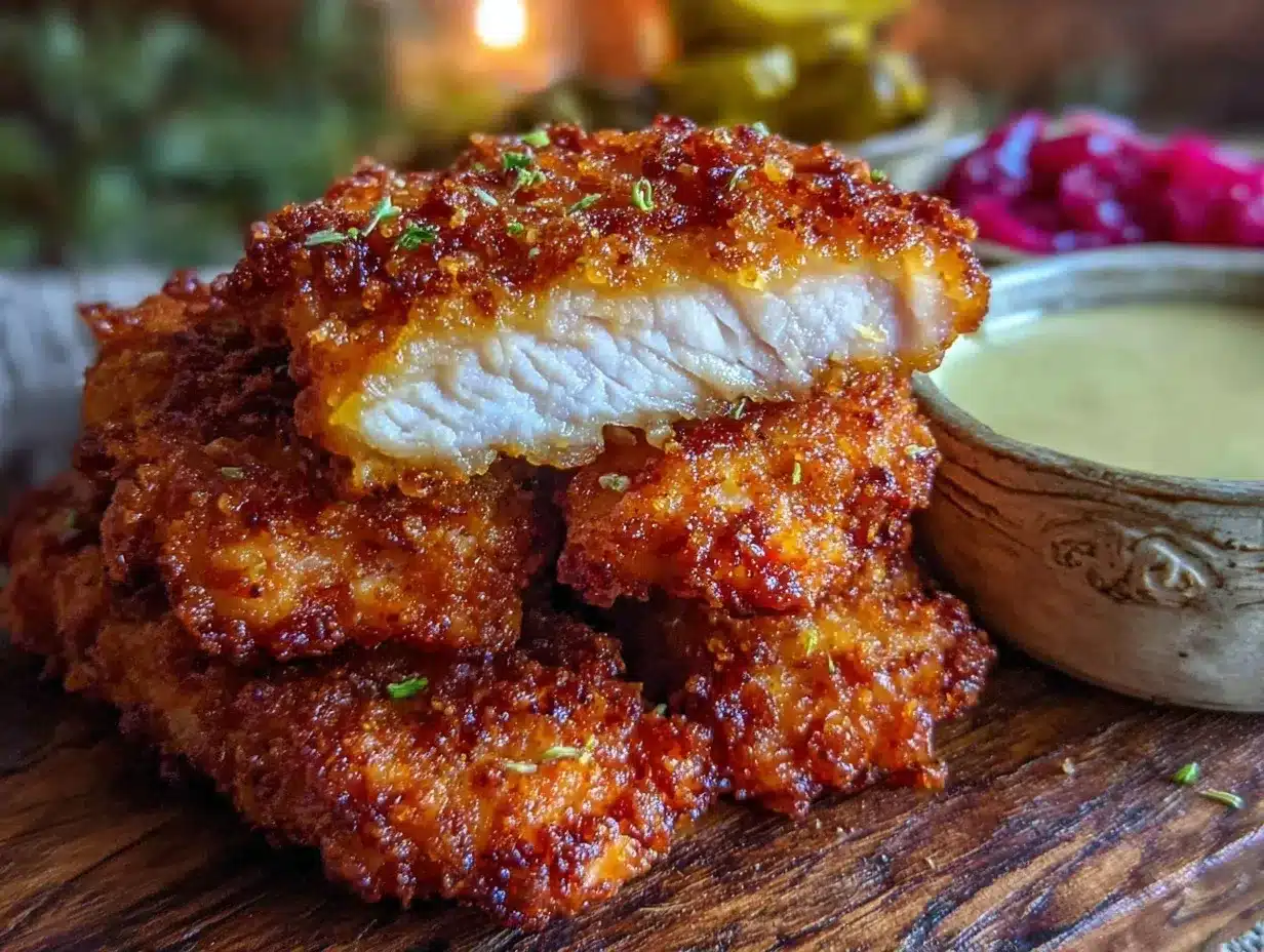 crispy southern fried chicken tenders preparation steps
