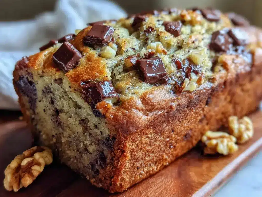 easy one-bowl banana bread - featured image