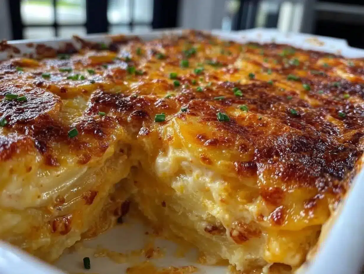 Grandmas scalloped potatoes preparation steps