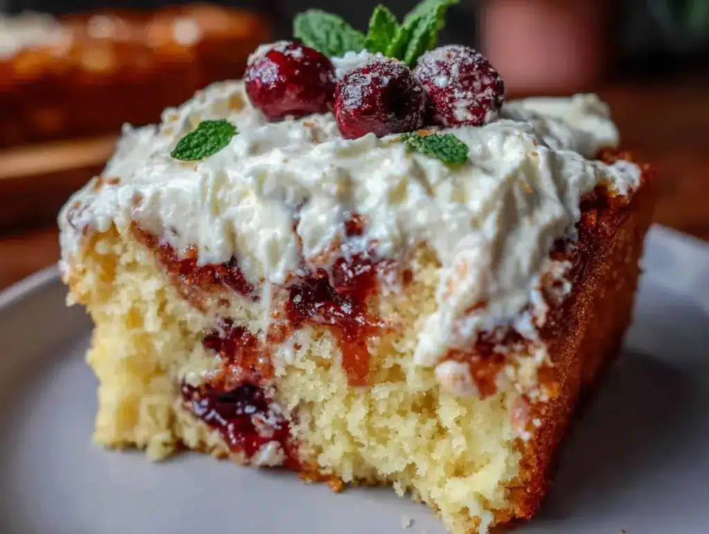 jello poke cake - featured image