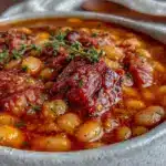 leftover ham and bean soup slow cooker recipe - featured image