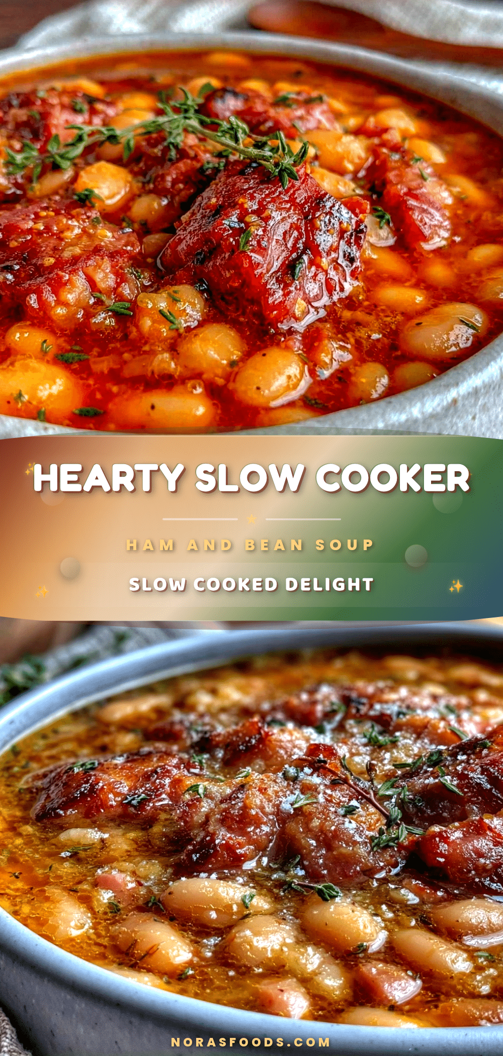 leftover ham and bean soup slow cooker recipe recipe