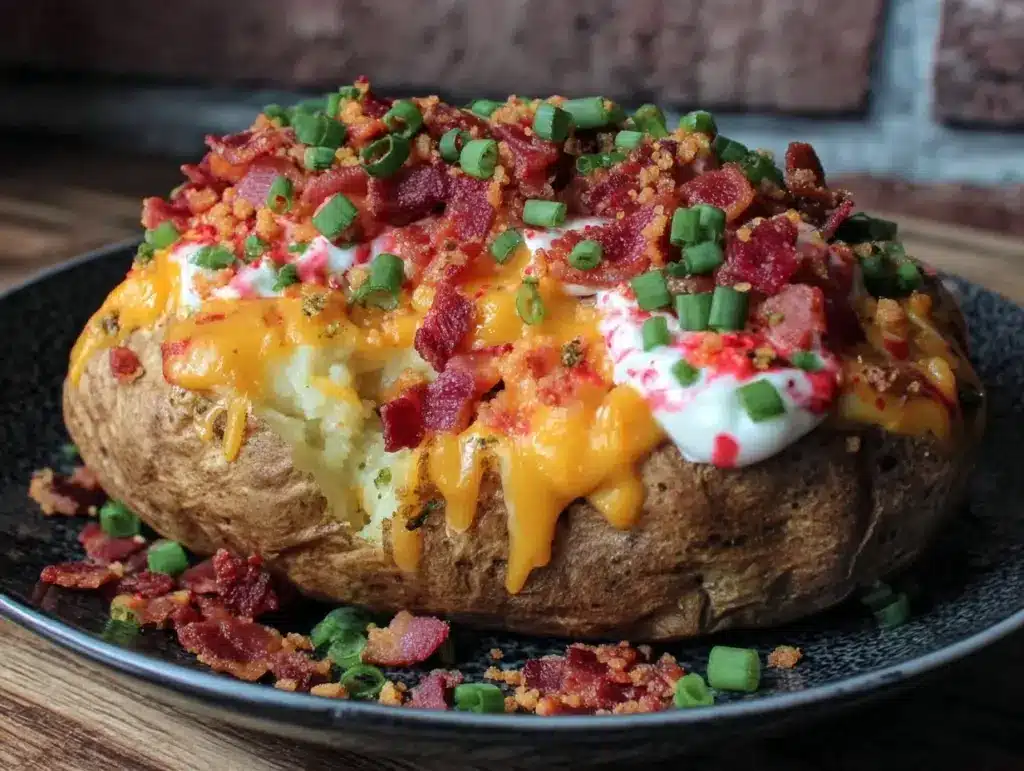 loaded baked potato bar - featured image