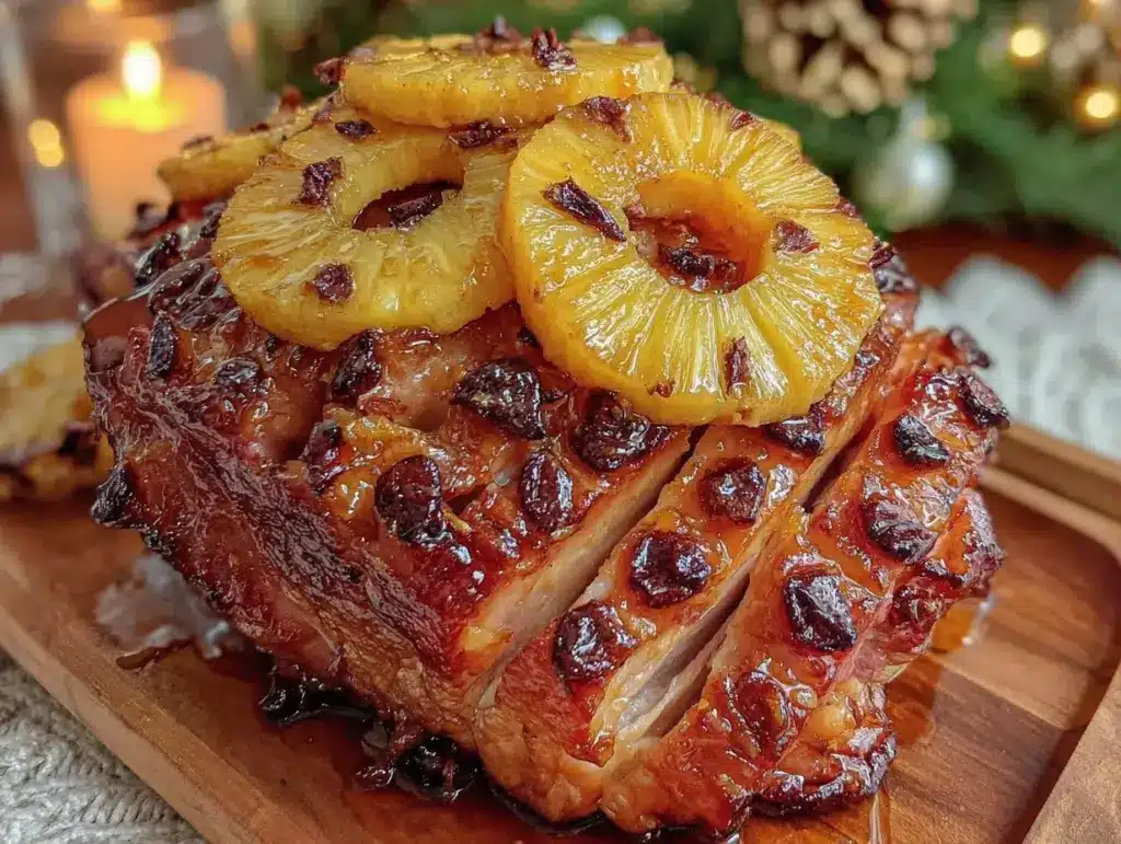 old-fashioned glazed ham - featured image