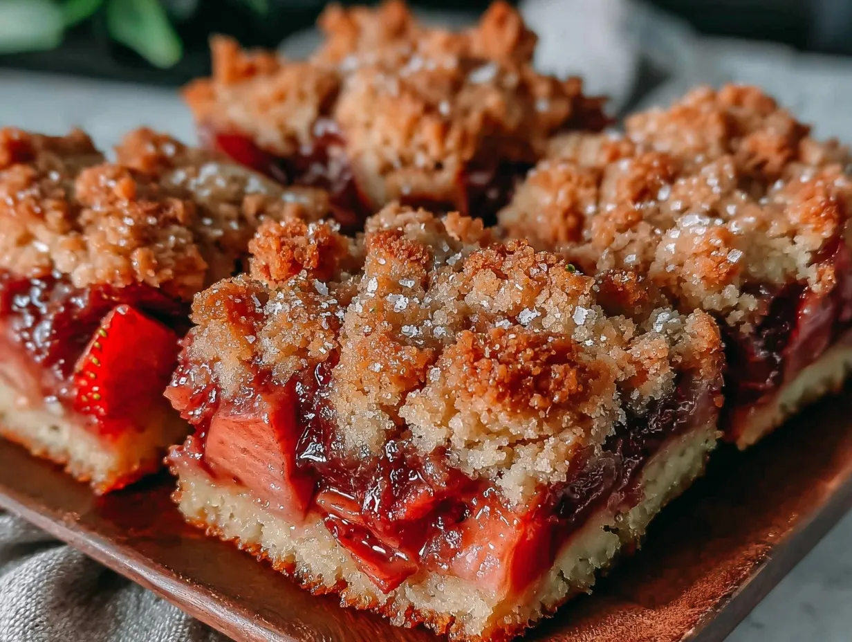 rhubarb strawberry dump cake preparation steps