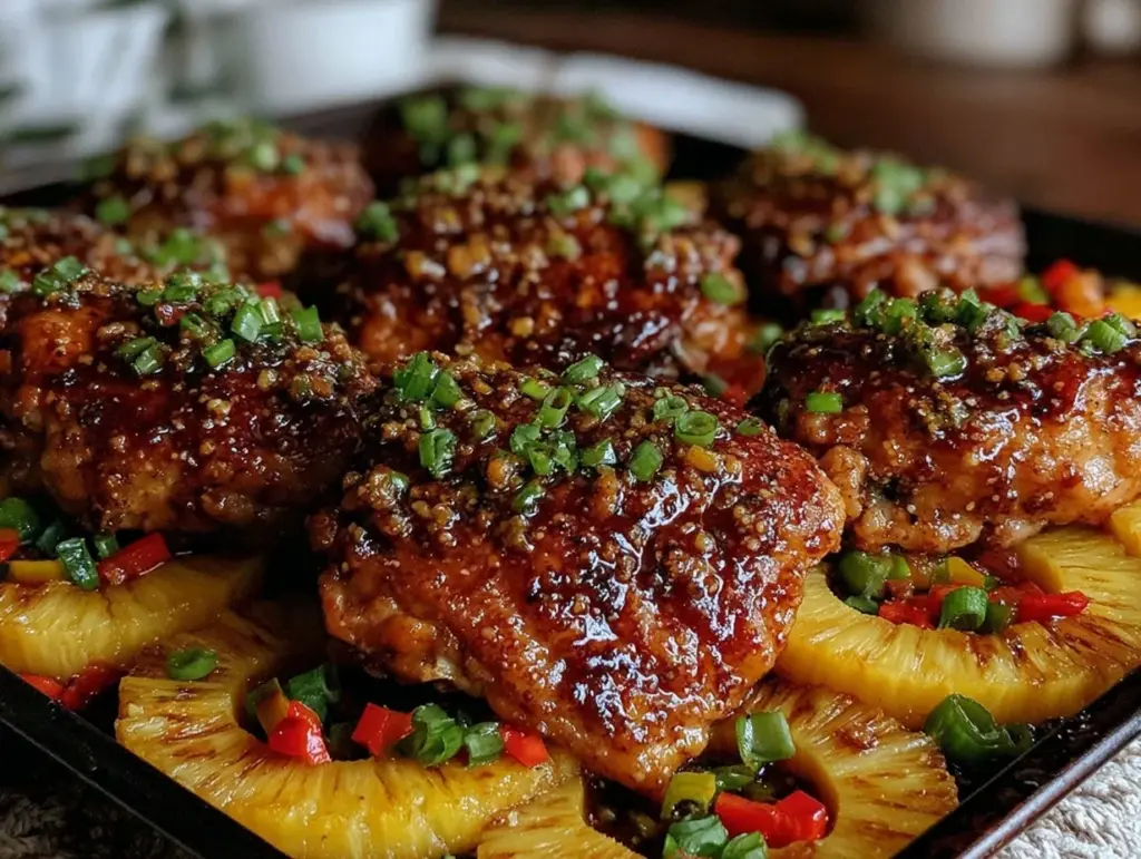 sheet pan Hawaiian chicken - featured image