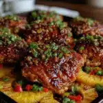 sheet pan Hawaiian chicken - featured image
