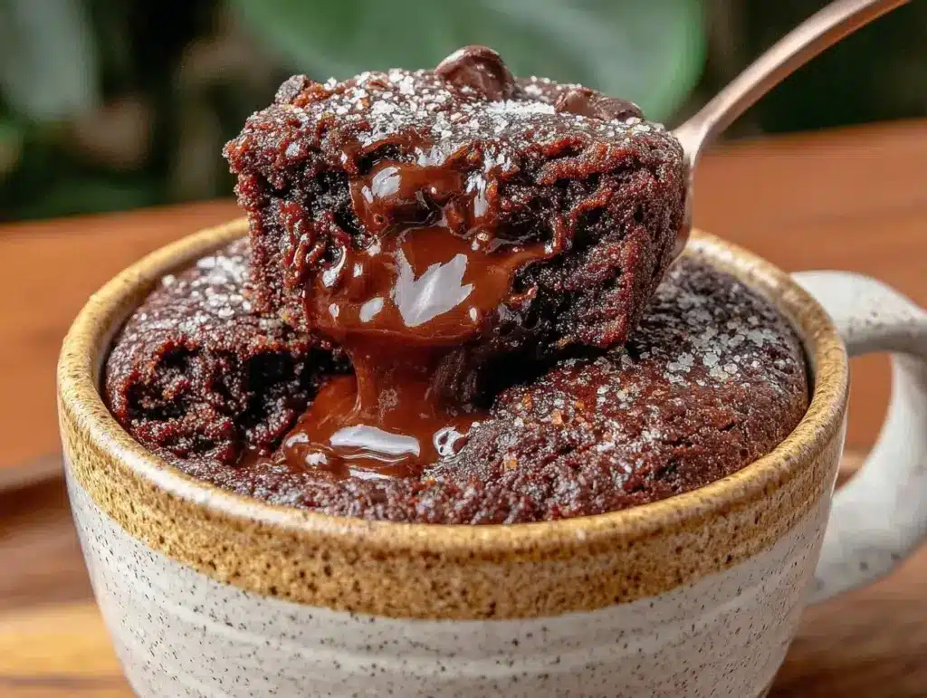 single-serve mug brownie - featured image