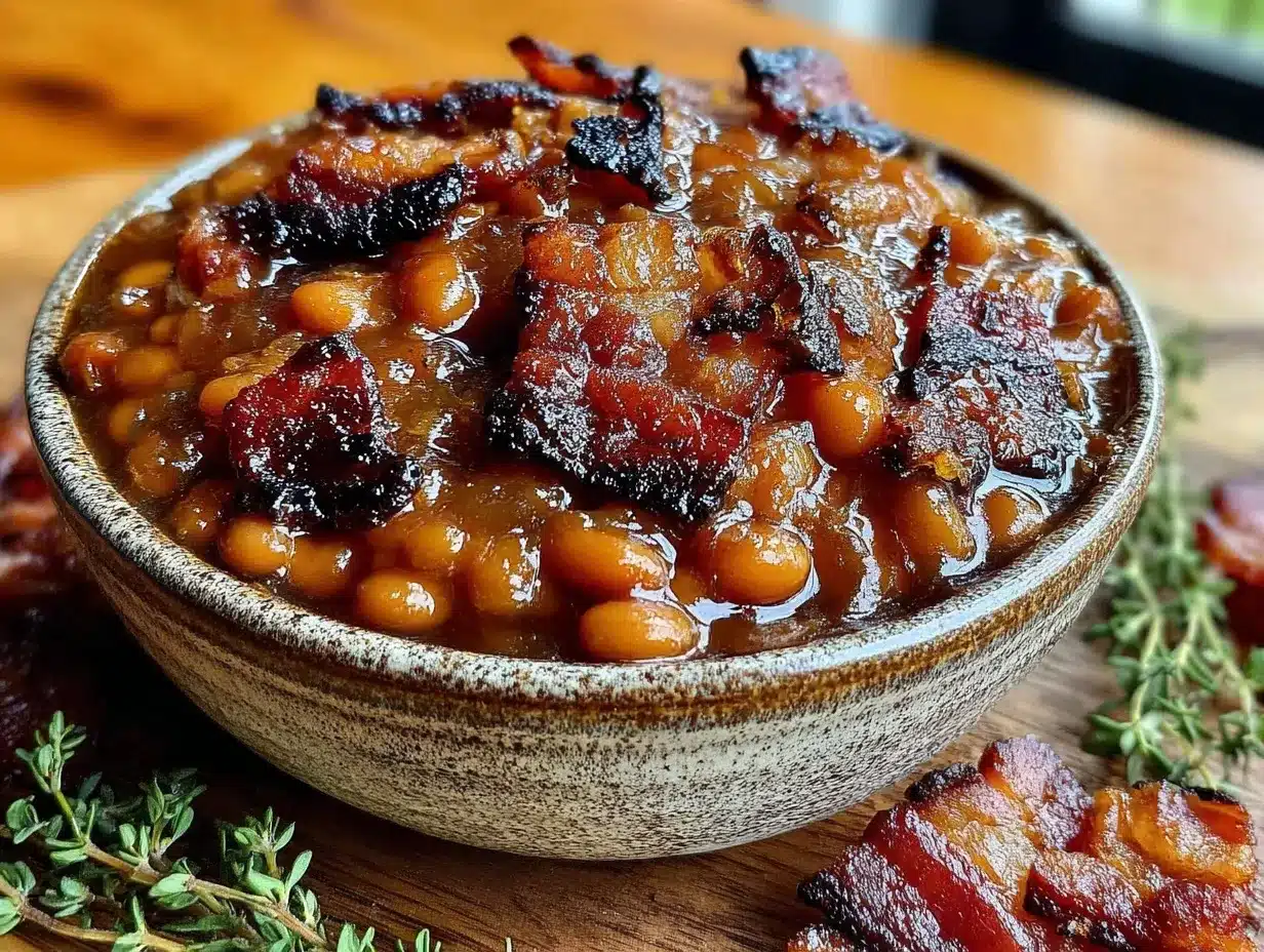 slow-cooked baked beans preparation steps