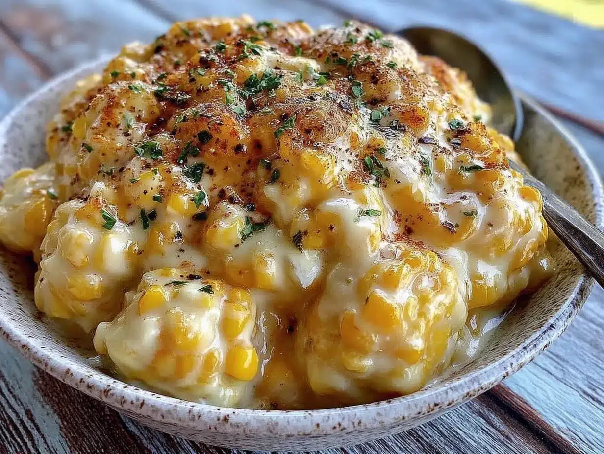 slow cooker creamed corn preparation steps