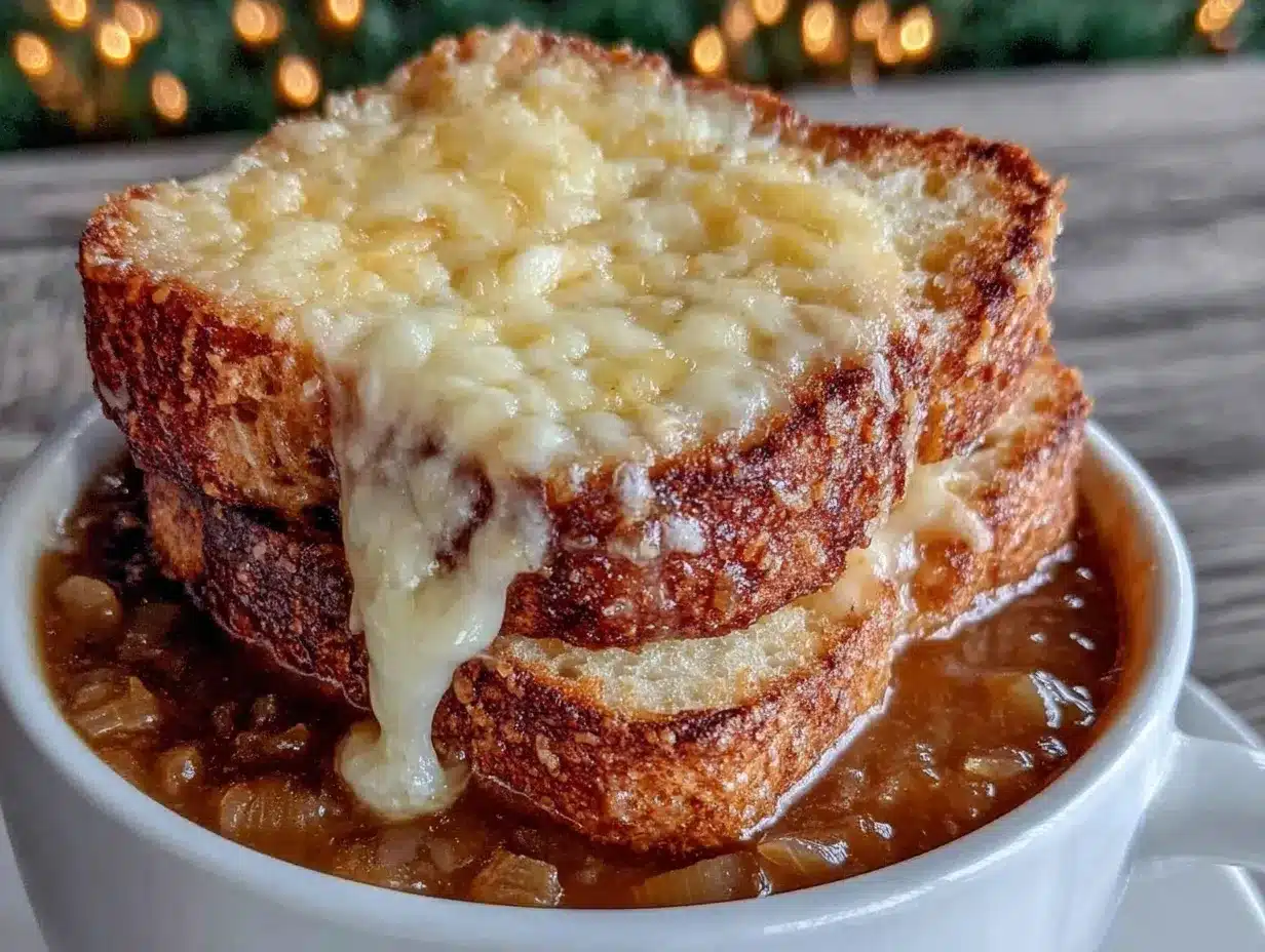 slow cooker french onion soup preparation steps