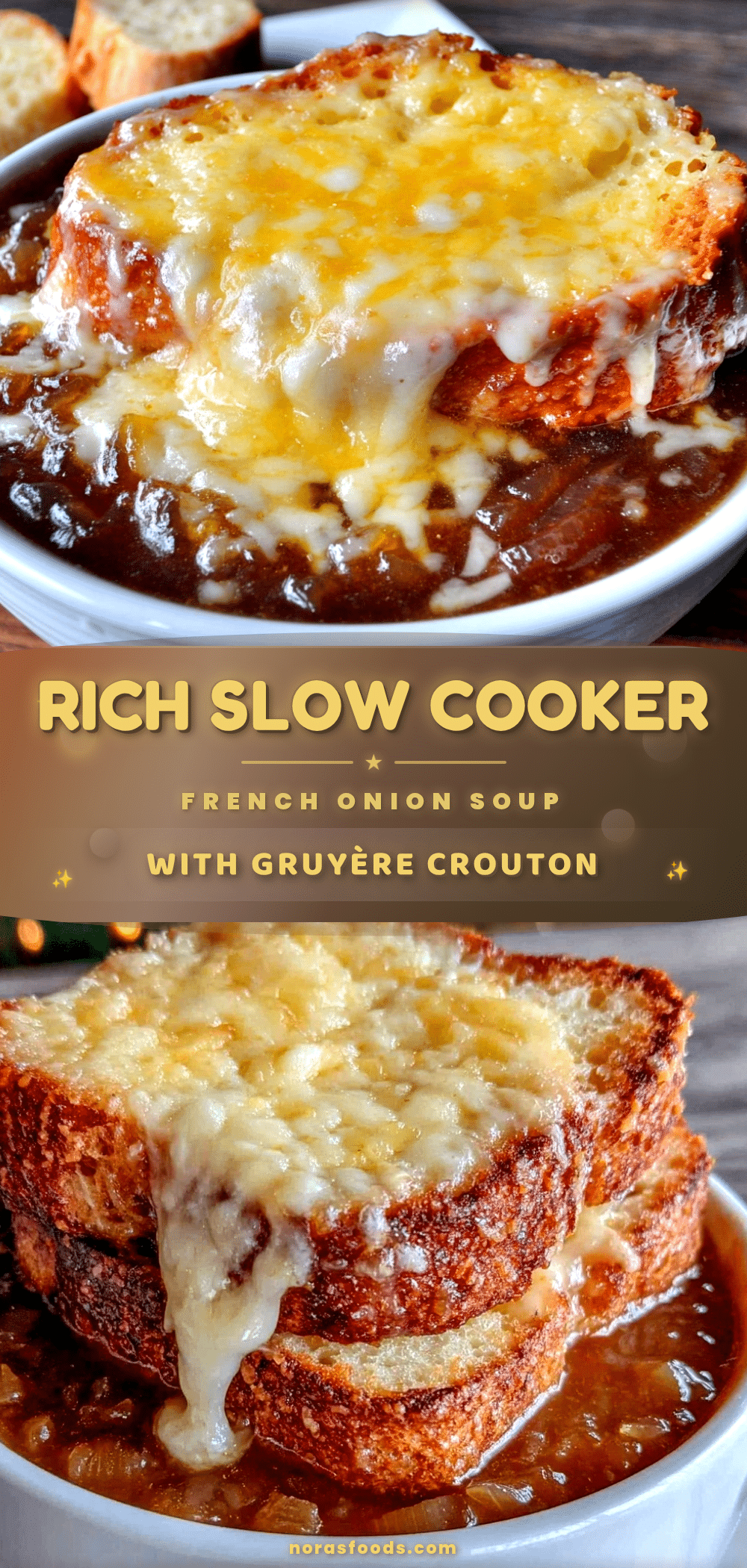 slow cooker french onion soup recipe