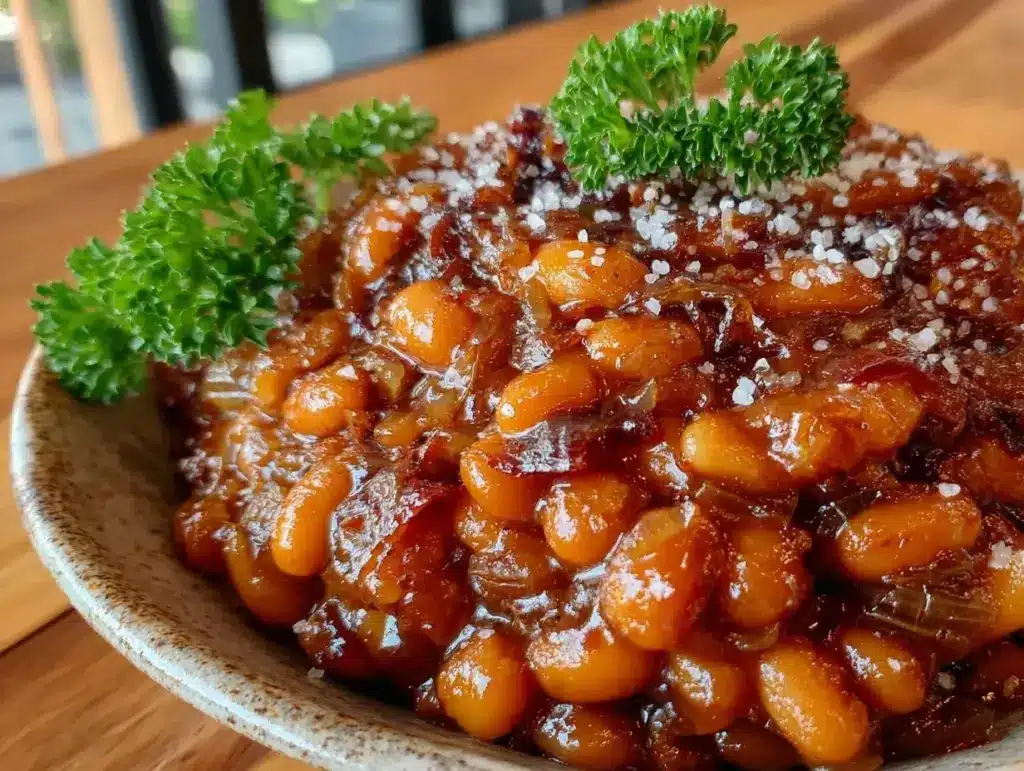 smoked baked beans - featured image