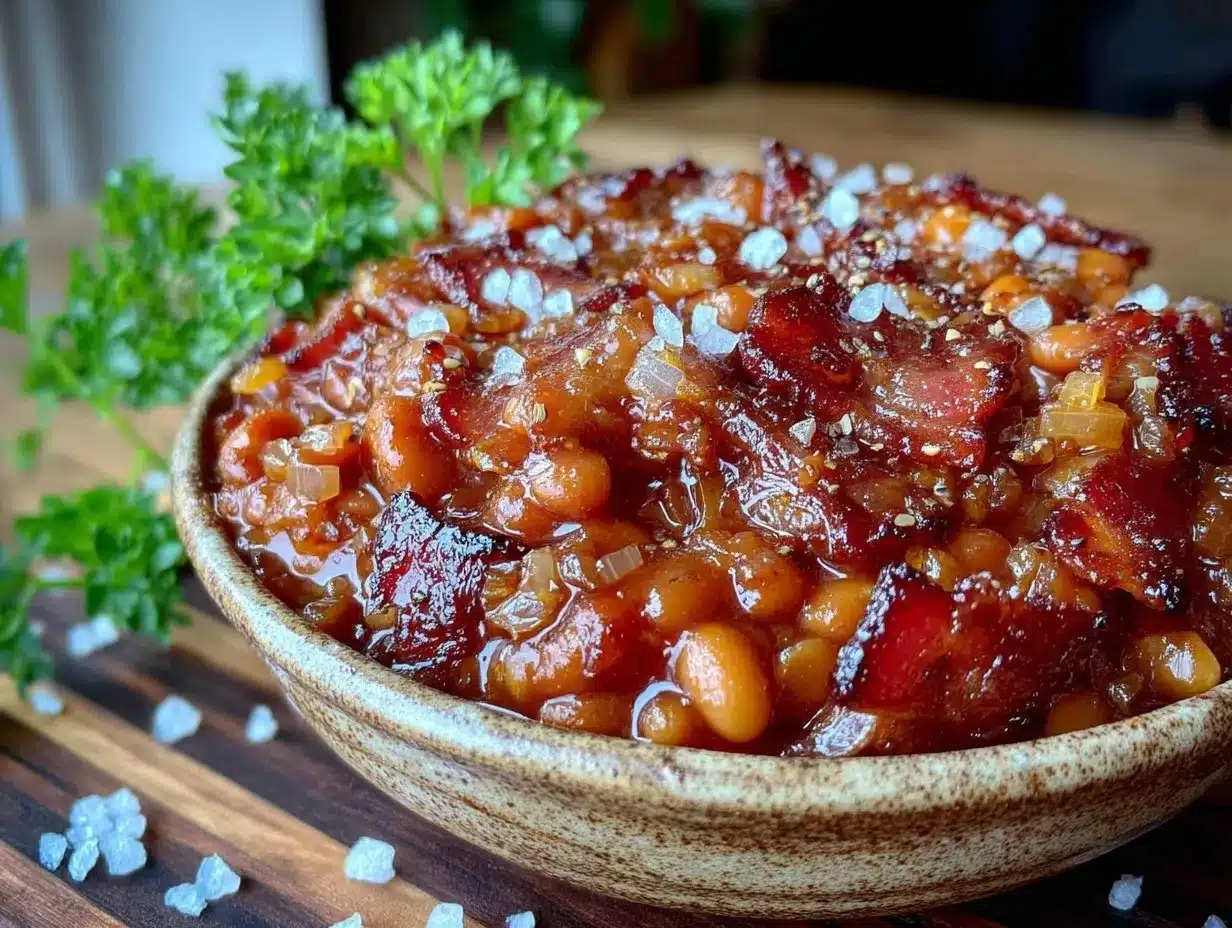 smoked baked beans preparation steps