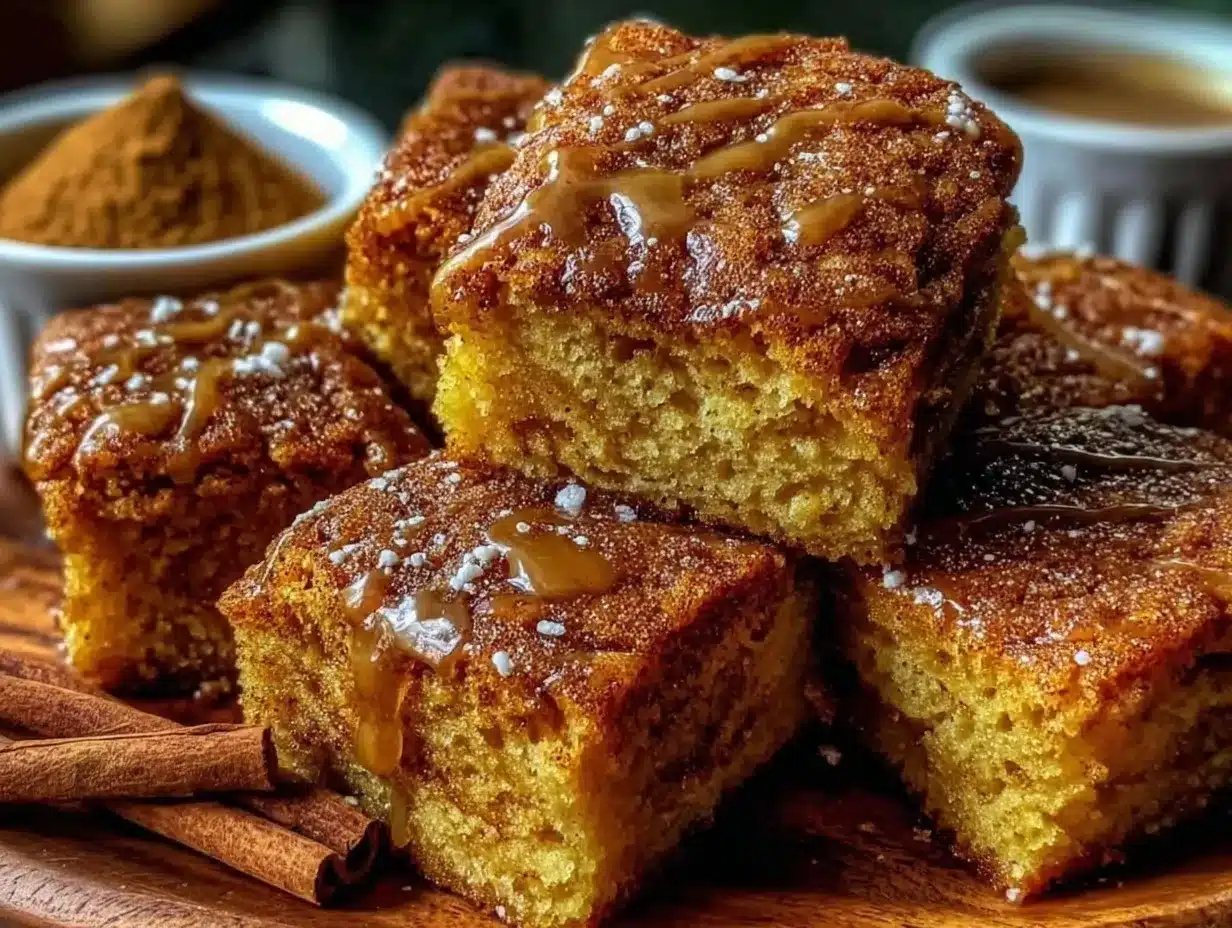 snickerdoodle blondies preparation steps
