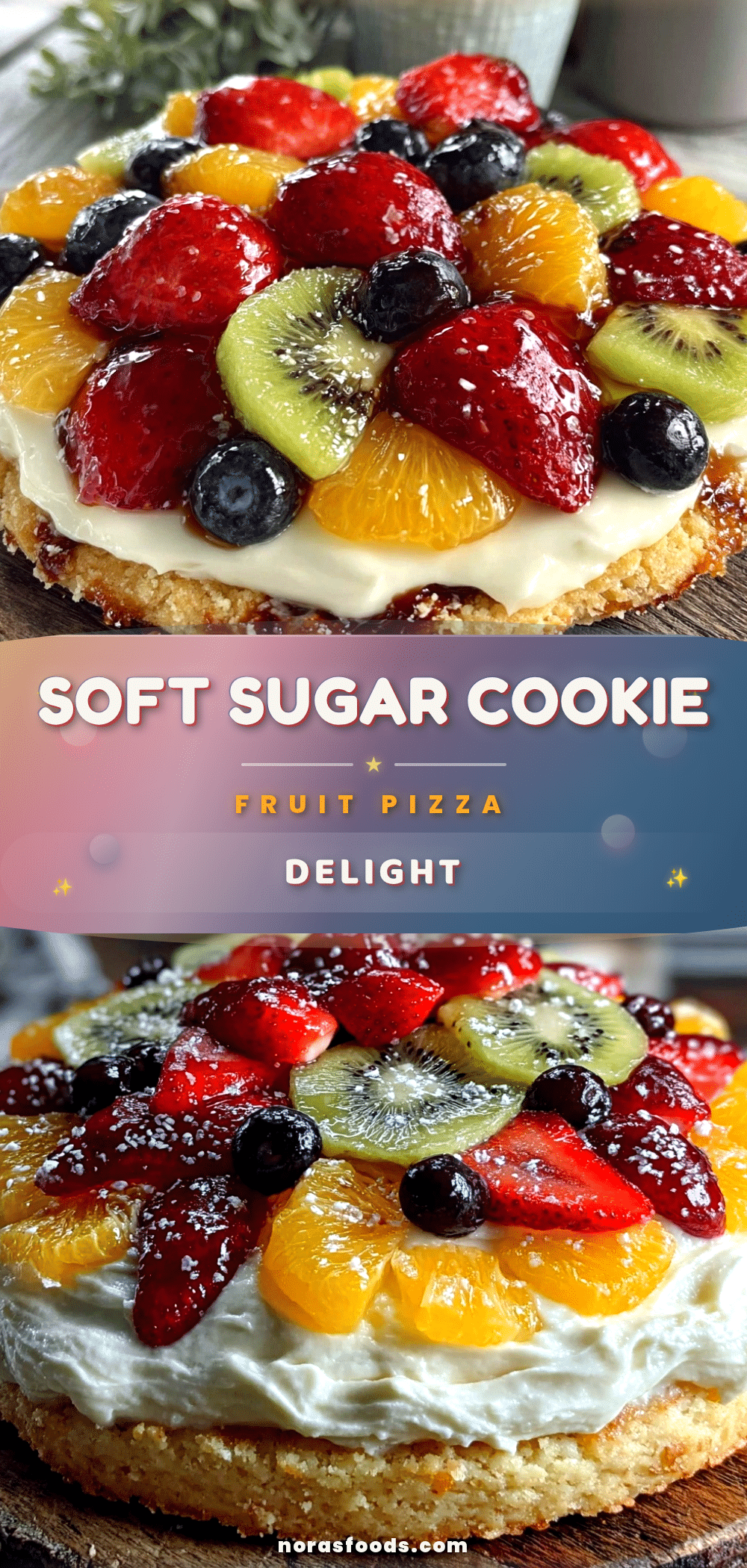 sugar cookie fruit pizza recipe
