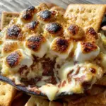ultimate gooey campfire smores dip - featured image