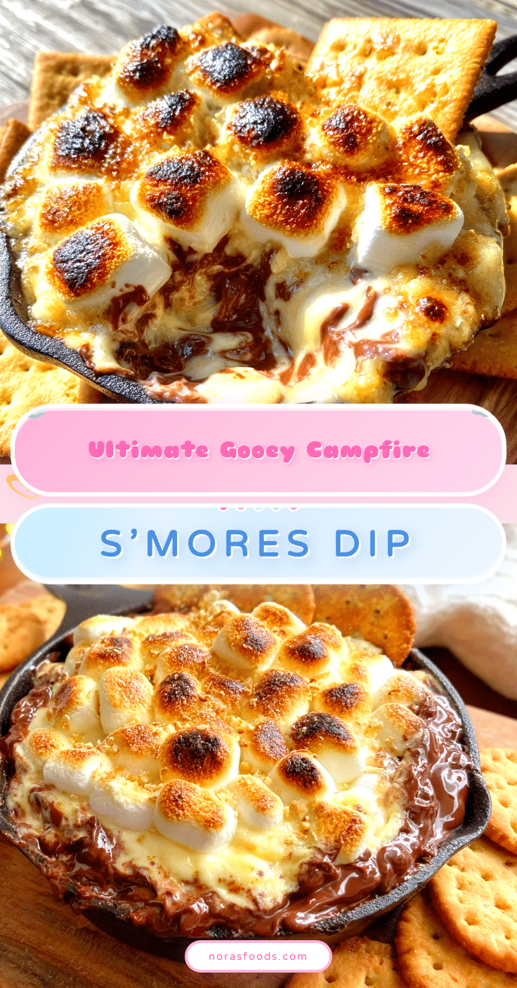 ultimate gooey campfire smores dip recipe