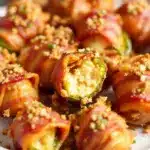 bacon-wrapped jalapeno popper bites - featured image
