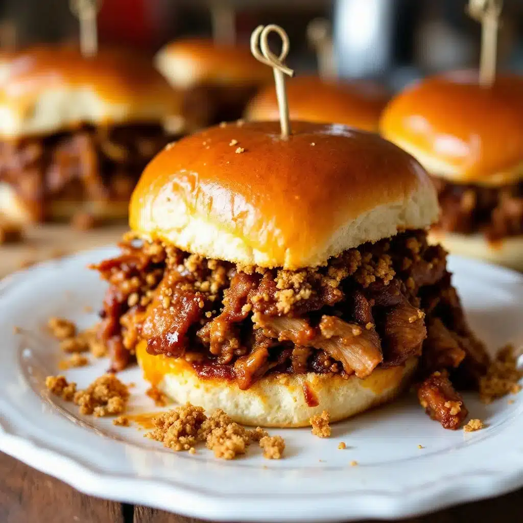 BBQ pulled pork sliders - featured image