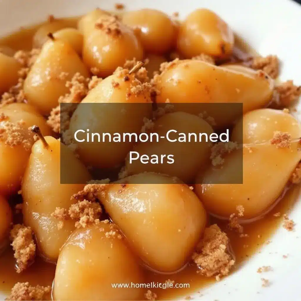 canned pears in vanilla syrup preparation steps