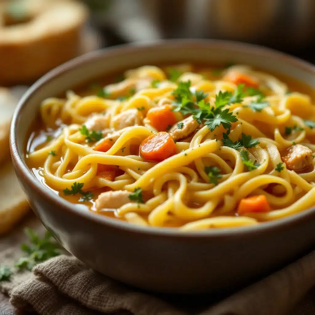 chicken noodle soup - featured image