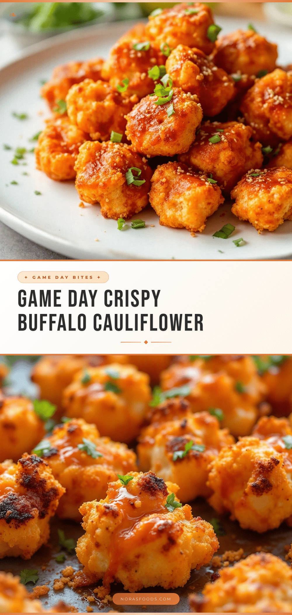 crispy baked buffalo cauliflower bites recipe